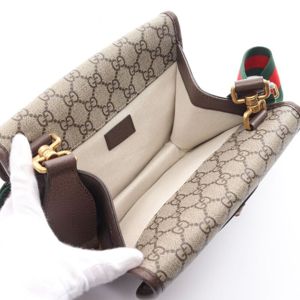 Gucci GG Supreme PVC Coated Canvas Shoulder Bag - Picture 3 of 7
